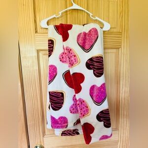Tjmax, Blanket, Valentine’s, Hearts, White, Pink